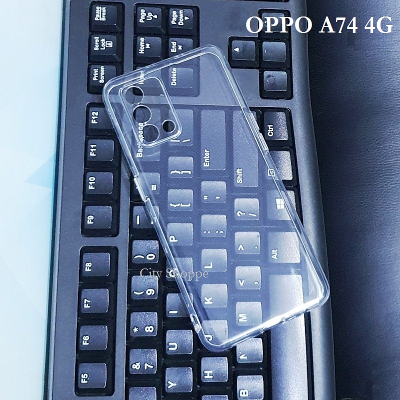 Oppo A74 4G / A74 5G  SoftCase TPU Softjacket Transparan (Clear)