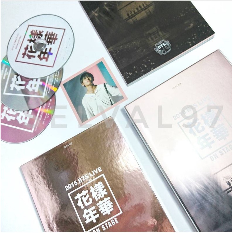 BTS 2015 LIVE HYYH ON STAGE CONCERT DVD (PRELOVED) + V PHOTOCARD [RARE]