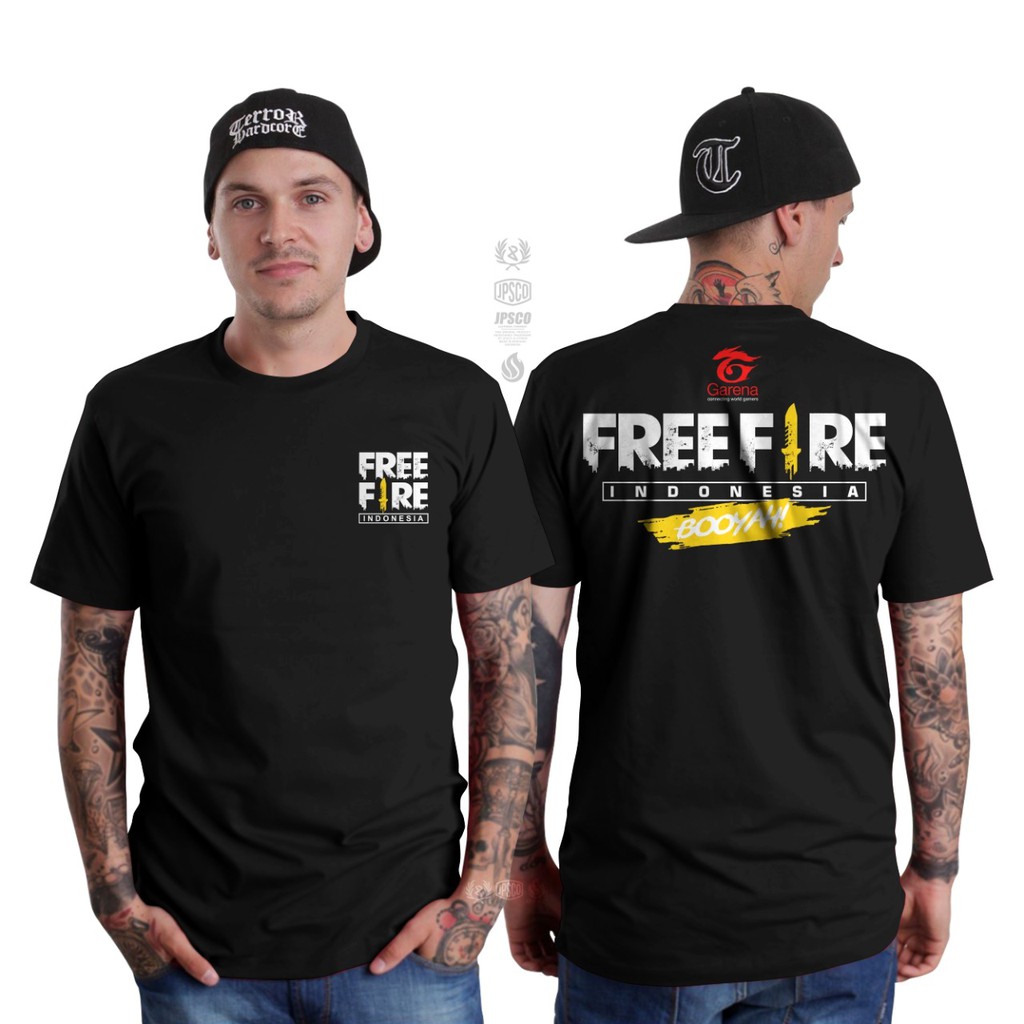 KAOS FREE FIRE GAMERS GAREANA INDONESIA