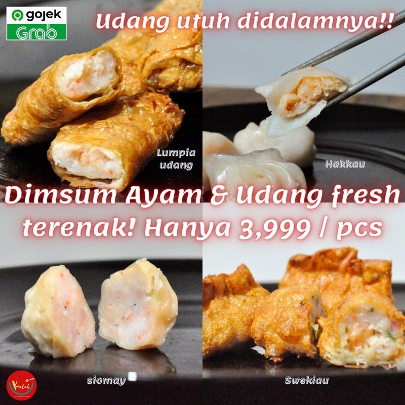 

Dimsum ayam dan udang HALAL frozen food swekiau/ siomay/ hakau / lumpia udang MURAH TERENAK!!