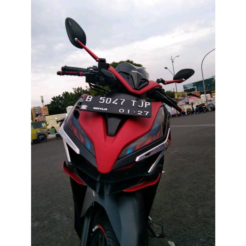 winglet new vario 125/150 galaxsi new model hitam dof