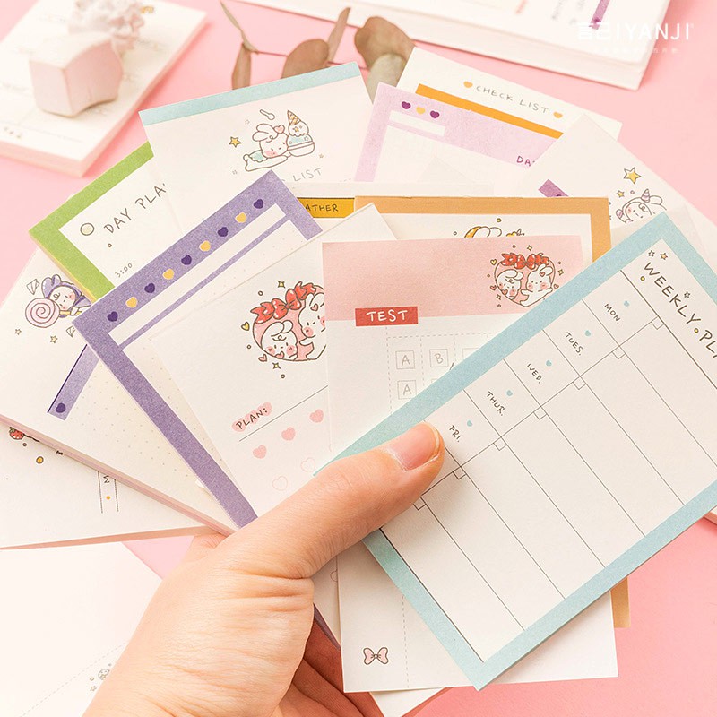 Super Cute Rabbit Series Memopad / Memo Kelinci Lucu Unik Murah-3
