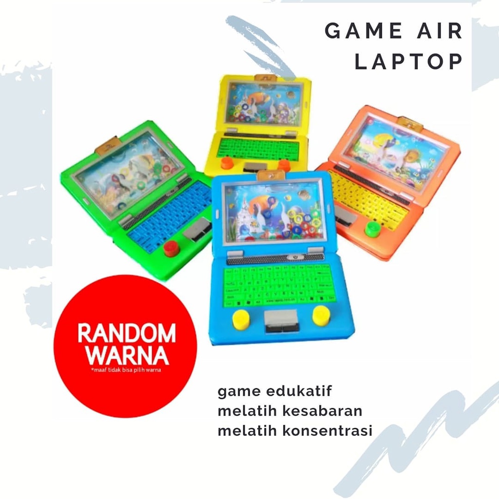 Family Mainan Anak Game Air Laptop / Mainan Edukasi Anak / Mainan Anak Laki Laki / Mainan Anak Perem