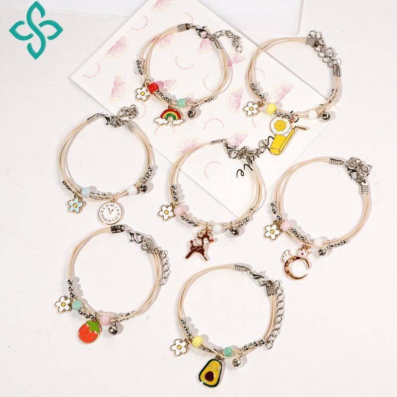 Daisy Gelang Gadis Kartun Manik Keramik Perhiasan  Mahasiswa Hadiah Ulang Tahun Gelang Fashion SS