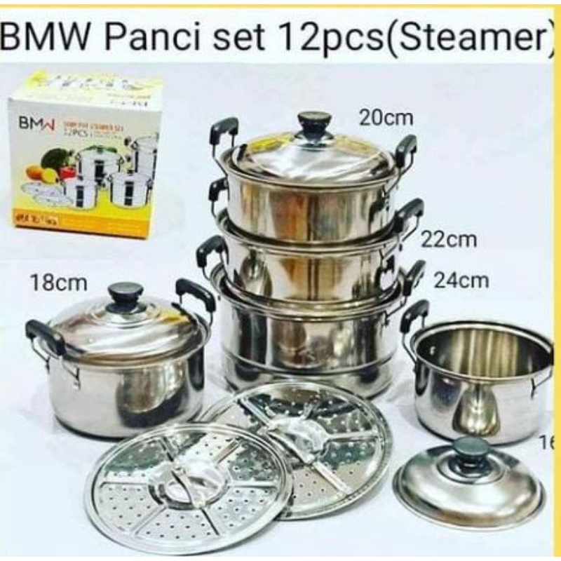 Panci set + Steamer