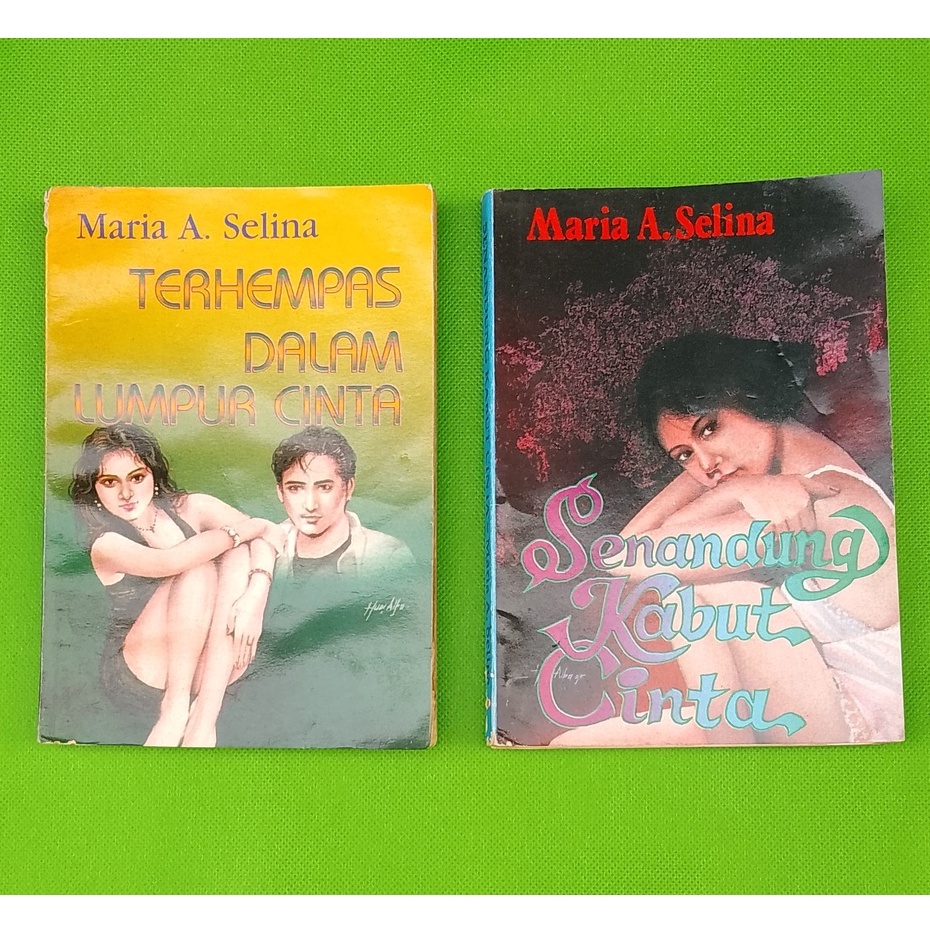 Buku Maria A Selina / Buku Novel Indonesia / Buku Romantis / Buku Bekas