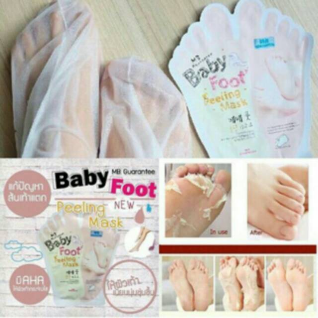 Baby foot peeling mask