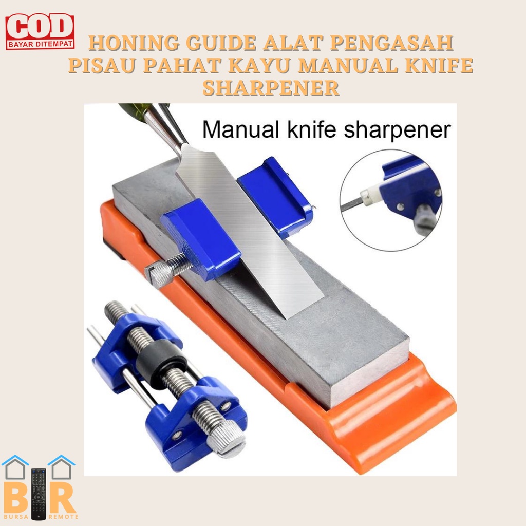 HONING GUIDE ALAT PENGASAH PISAU PAHAT KAYU MANUAL KNIFE SHARPENER