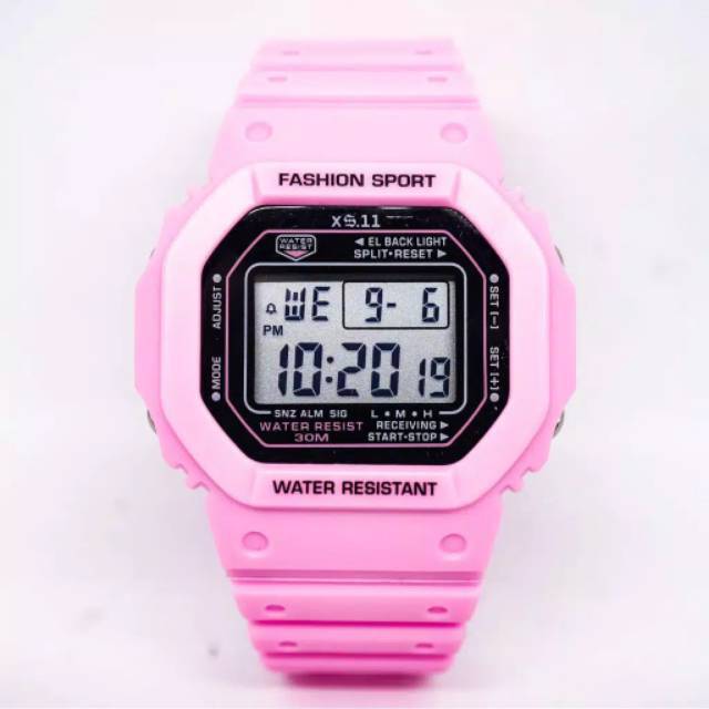 Jam Tangan Wanita Sporty Digital 5111 Strap Rubber