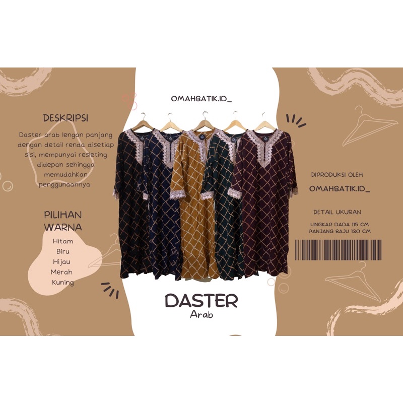 Daster Arab Lengan Panjang