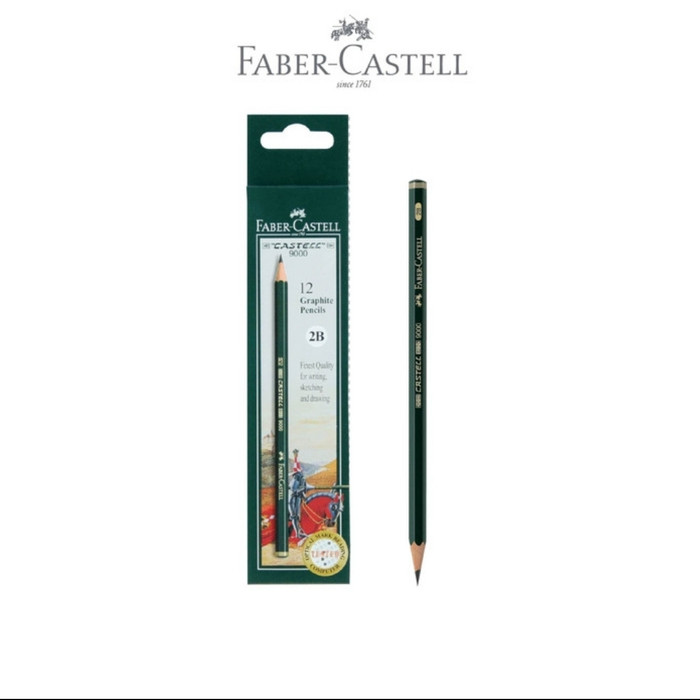

PENSIL FABER CASTELL 2B/PENSIL 2B/PENSIL FABER CASTELL Original (1 Lusin)