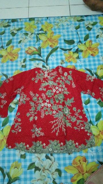 Blus Lonceng Melati Lj Batik Solo Atasan Kerja Seragam Kantor Jumbo Kondangan Blouse Modern