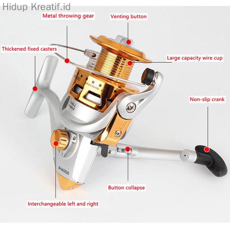 Reel Pancing Rell pancing Reel Maguno Reel Power Handle Power  Reel Spining Pacing 5BB 5.2:1