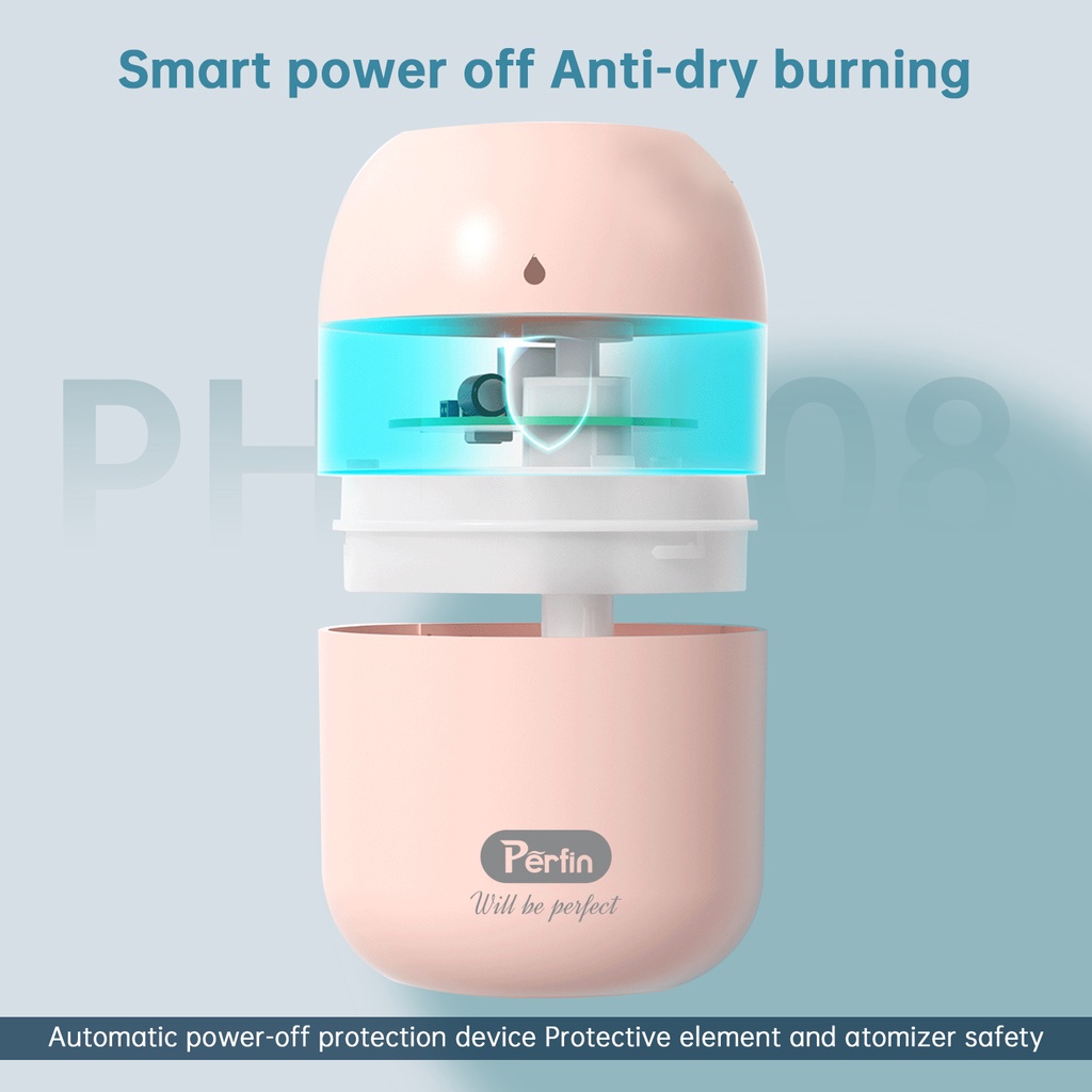 Perfin PHMA08 Humidifer Diffuser 220ML Mini - Putih-3