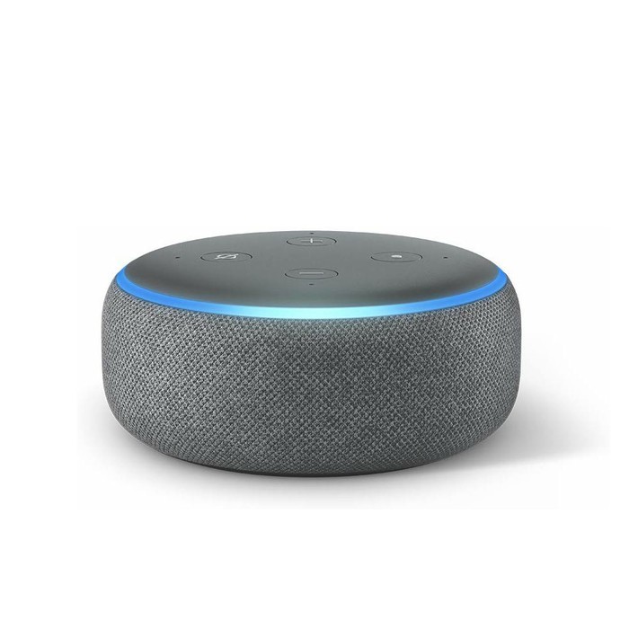 Amazon Echo Dot (3rd Gen) - Speaker Cerdas Alexa dengan 4 Mikrofon