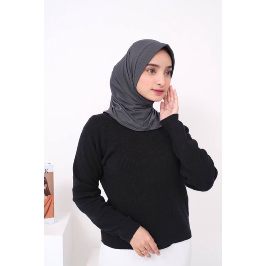 (10warna) Hijab Sport  Pet Polos&pet antem / jilbab volly / hijab instan / hijabVollyPremium /HijabS