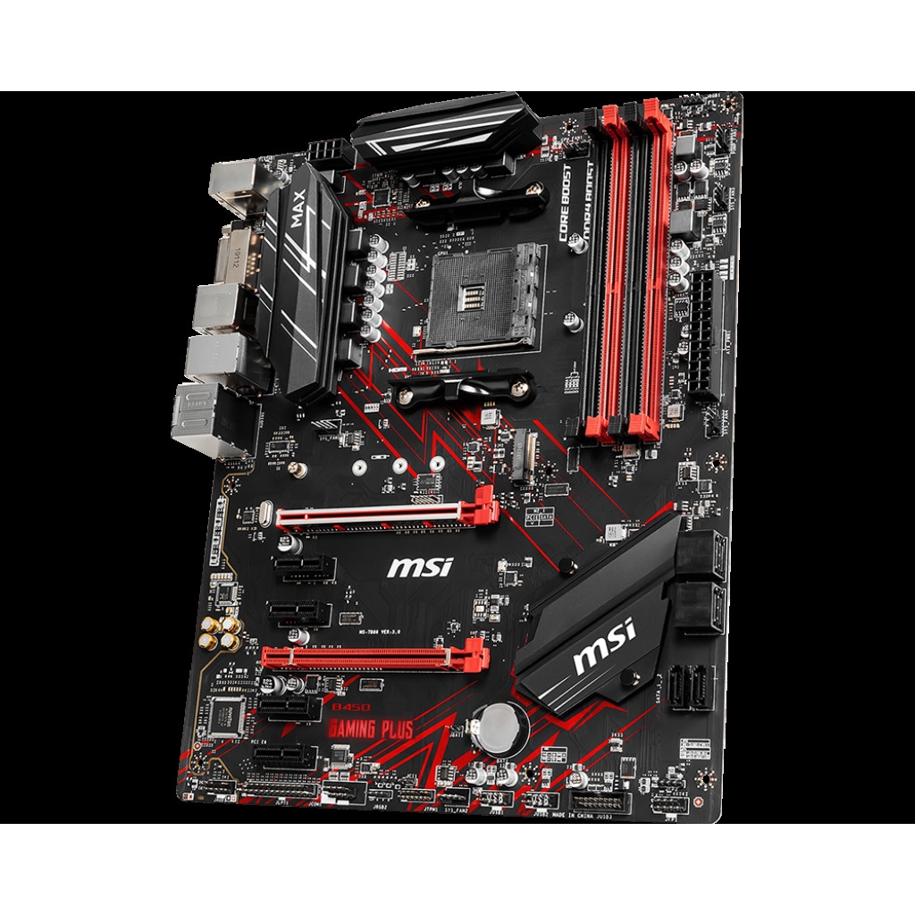 Motherboard MSI B450 Gaming Plus MAX AM4 B450 DDR4 USB3.2 SATA3