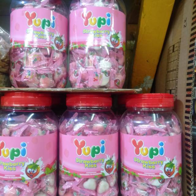 

Yupi toples | yupi strawberry kiss | yupi jelly strawberry kiss toples /yupi strawberry 300 grm