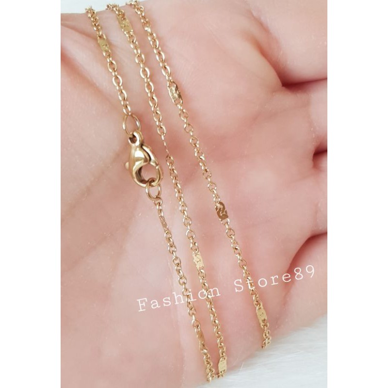 NEW Kalung Jedar Titanium gold Motif Nuri fashion antikarat kalung fashion Titanium