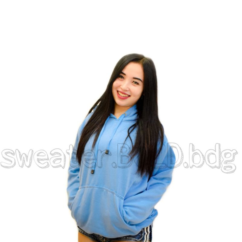 Hoodie Pria Distro Original Premium TURKIS/ Hoodie Pria POLOS Tebal / Hoodie POLOS Pria Wanita