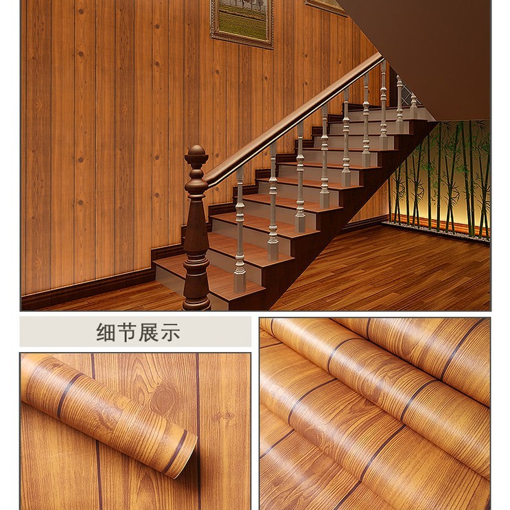 Wallpaper Sticker Lemari Meja Furniture Kayu Coklat Garis Wps072gd Stiker Dinding Kamar Pintu Rumah Shopee Indonesia