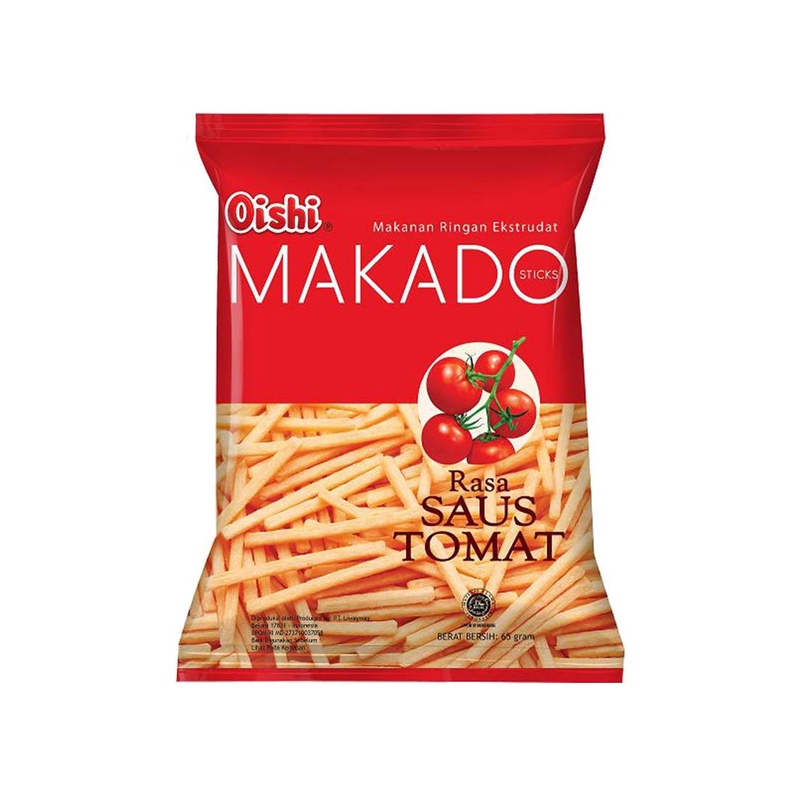 

Oishi Snack Stick Makado Saus Tomat 65G - Alhanan/04