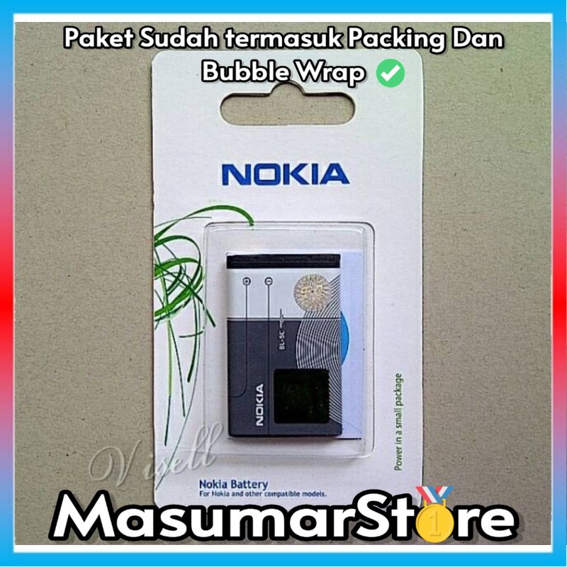 BATRE BATERAI BATERRY BATRAI NOKIA BL-5C BL 5C BL5C ORI Nokia 3650 n70 5130 n100 103 105 106 107 109