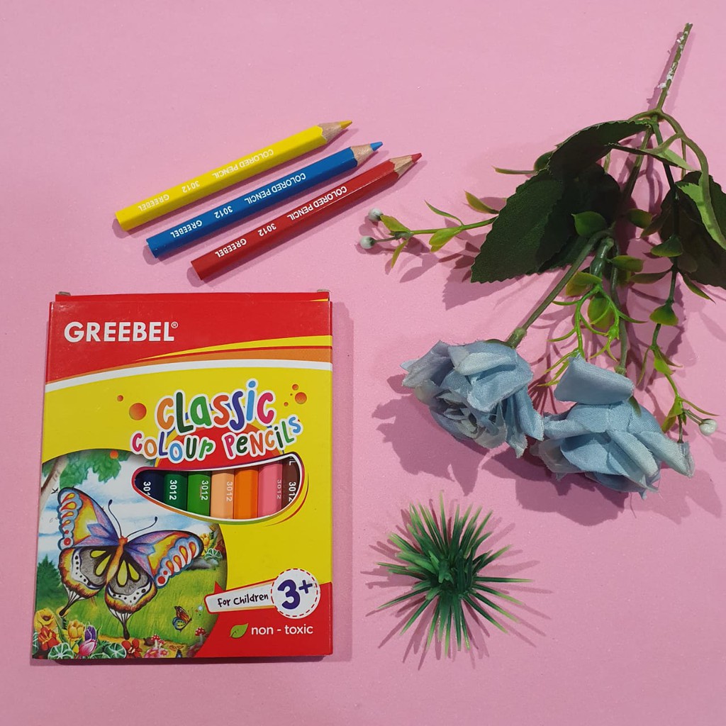 

Gramedia Surabaya - Greebel 3012 Half Classic Colour Pencil 12
