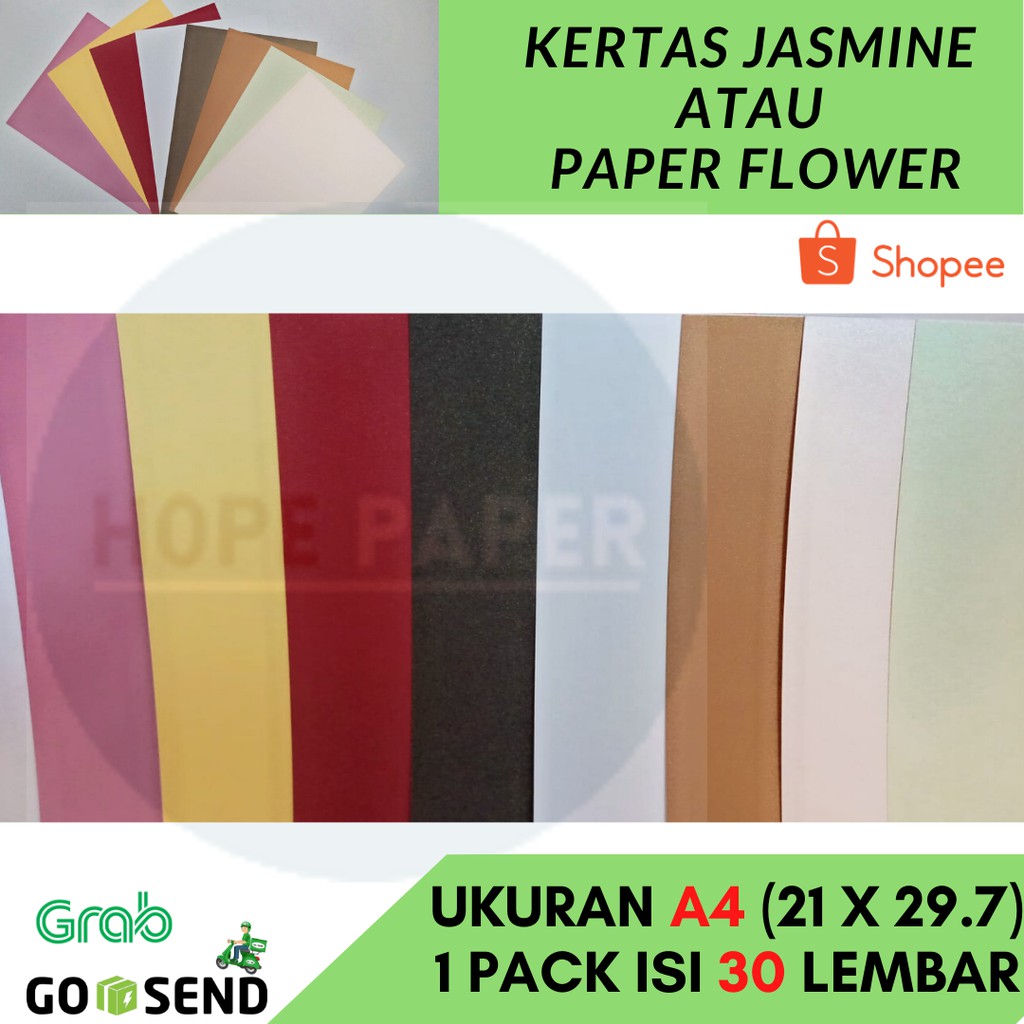 Kertas Jasmine A4 Isi 30 Lembar Kertas Fancy Bucket Bunga