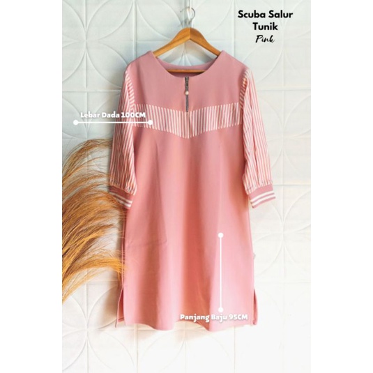 Atasan Scuba Tunik Wanita Murah Terbaru | Tunik Wanita Scuba Premium