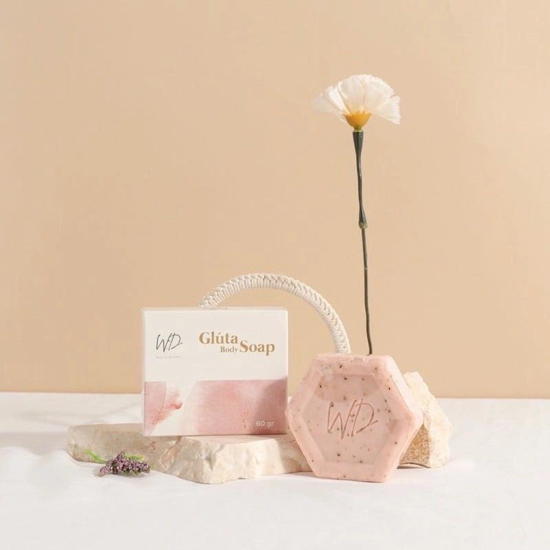 [READY STOK] white diary GLUTA body soap whitening sabun