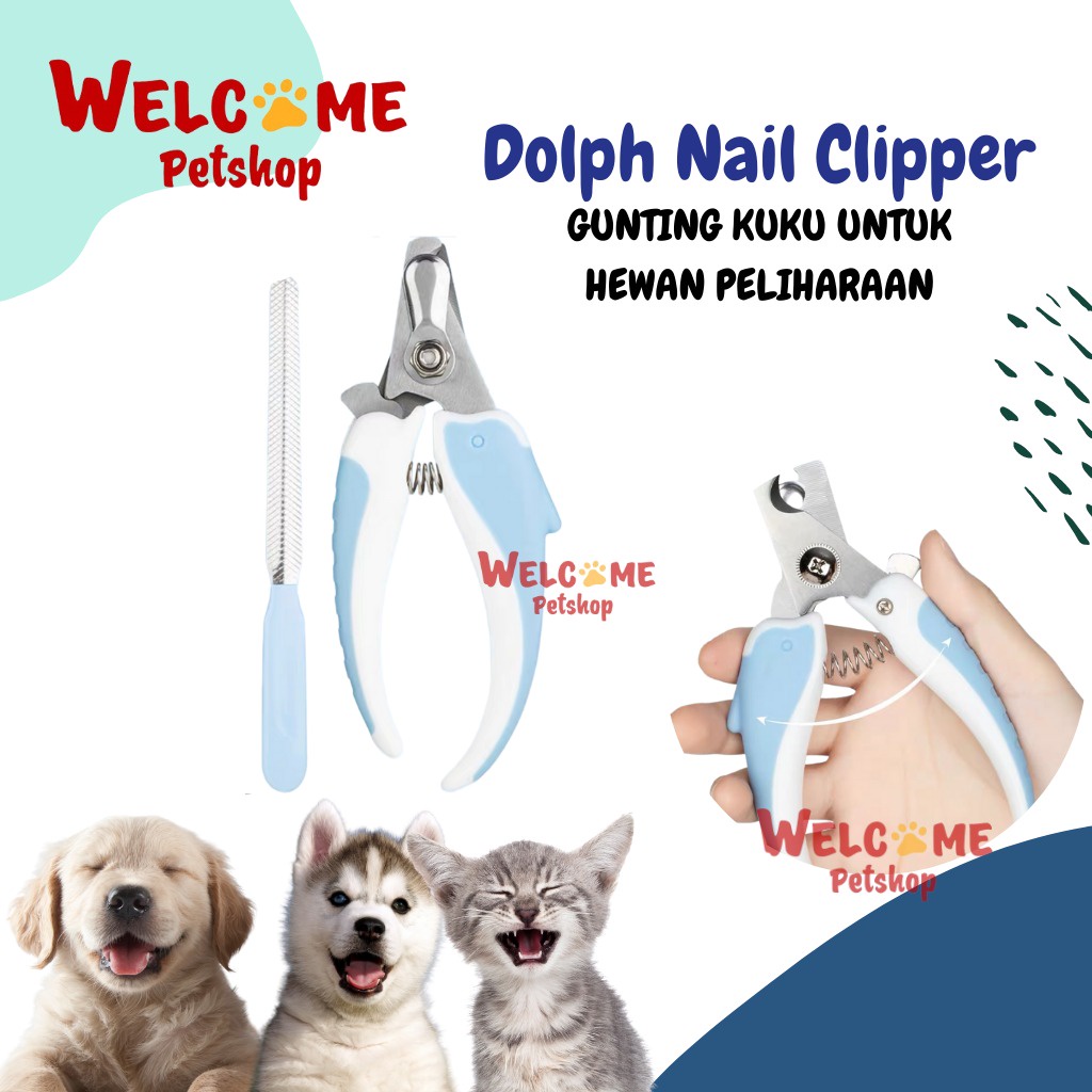 Dolph Nail Clipper Gunting Kuku Kikir Anjing Kucing Kelinci