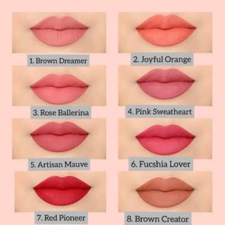  WARNA  BARU Wardah  colorfit velvet  matte lip mousse 