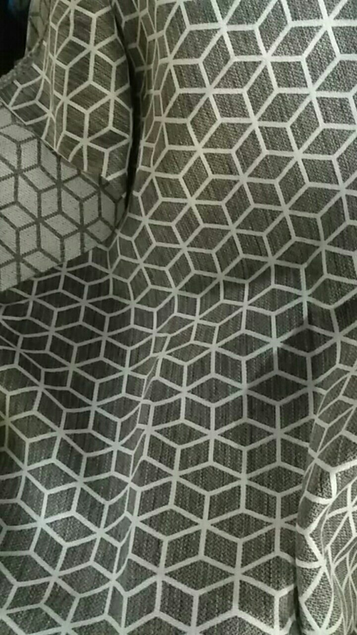 Bahan Sofa Modern Water Repellent | Anti Air| Motif Minimalis Monokrom Design Geometris Skandinavian