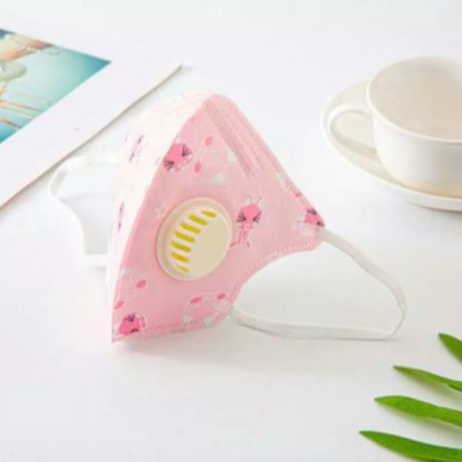 Masker Anak KN95 Reusable and Washable with Filter / Valve