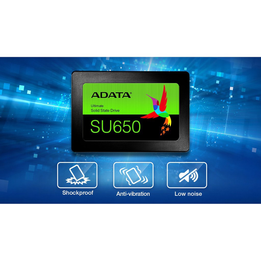 ADATA SSD HARDISK HDD INTERNAL SU650SS SATA III SATA 3 120GB 2.5 Inch / MEM18-ADA / BERGARANSI RESMI