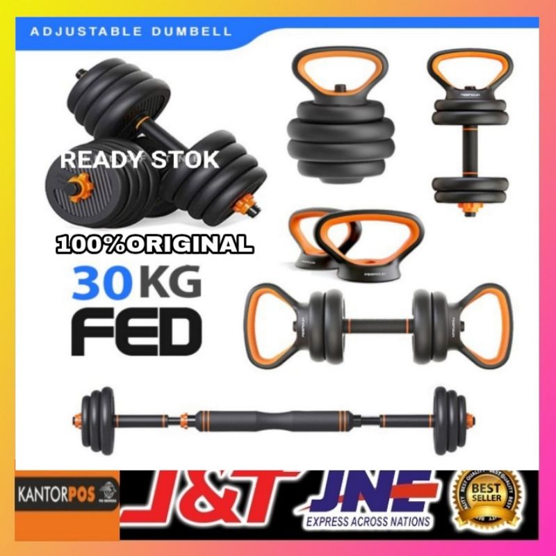 dumbell set 30kg xiaomi(original)dumbel set 30kg-dumbell-barbell set-barbel