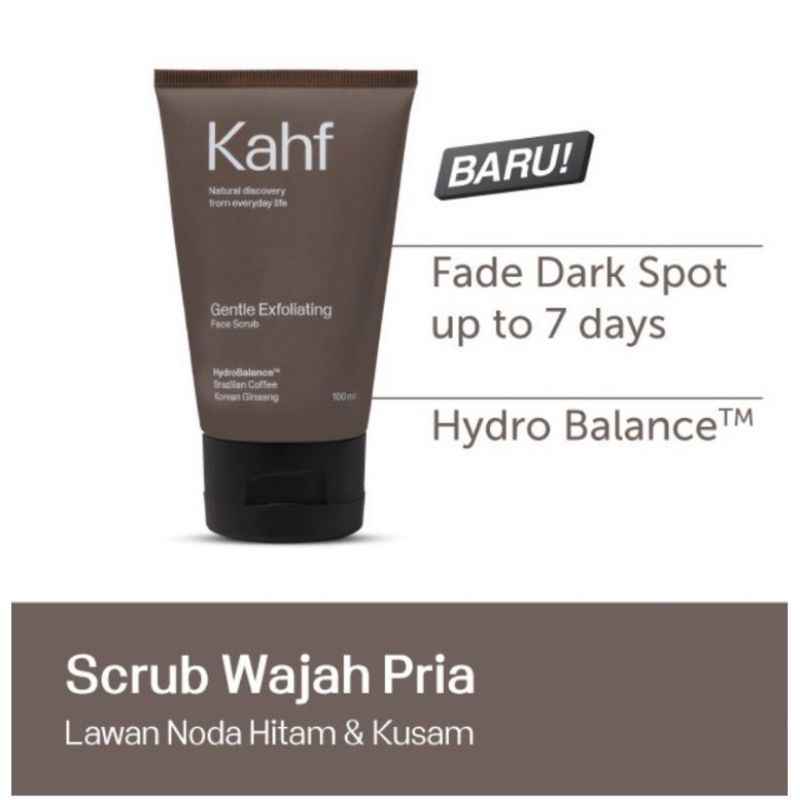 KAHF Gentle Exfoliating Face Scrub 100ml (Sabun Muka Pria)