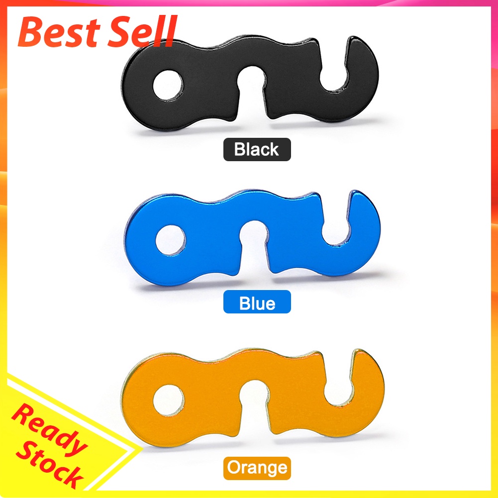 10pcs Adjustable Camping Tent Cord Rope Buckle S-Type Tensioners Fastener