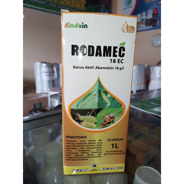 RODAMEC 18 ec, insektisida hama trip, kutu kebul, tungau, dll