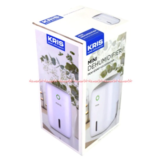 Kris Mini Dehumidifier 800ml Alat Penjernih Udara Alat Untuk Mengurangi Kadar Kelembapan Udara Krisbow Kris Home Applience De Humidifier Warna PUtih