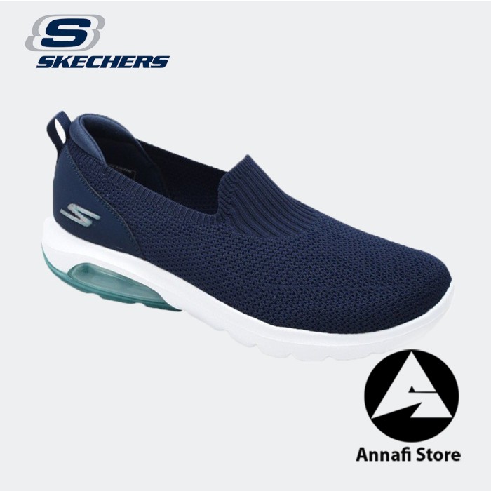 JUAL SEPATU SNEAKERS WANITA SKECHERS GoWalk Air 16099N- Navy - 36.5