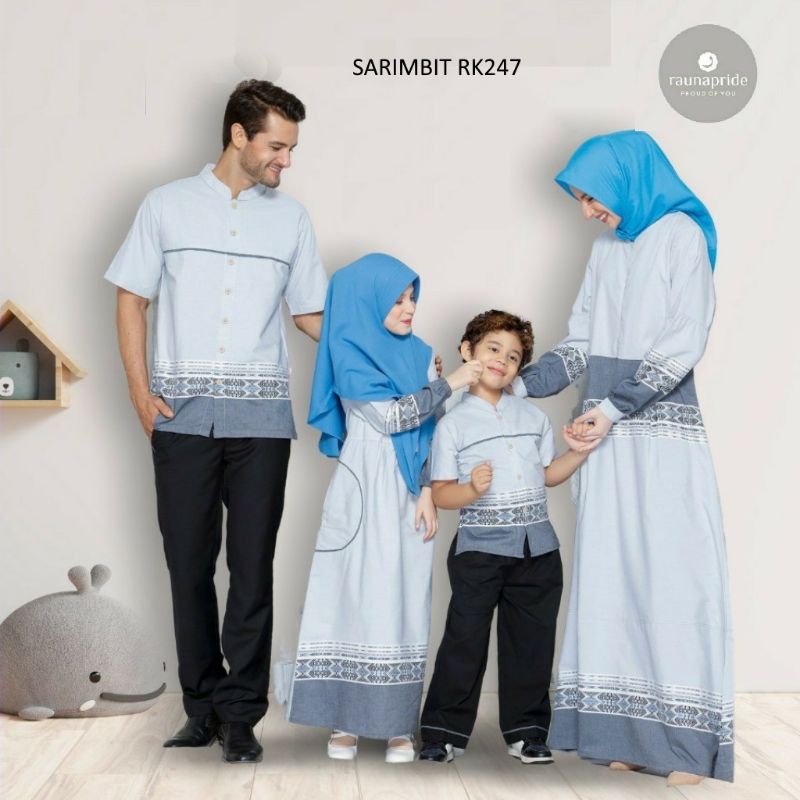 Rauna 246 & 247/Biru & Tosca/Gamis/Kokoh/Anak
