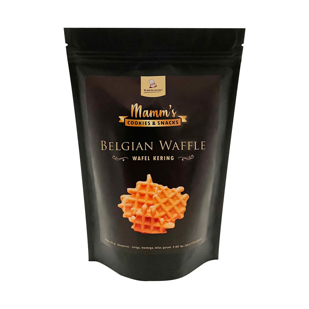 

Wafel Kering POUCH Belgian Waffle Kue Kuker Cemilan Lebaran Paket Hampers Natal Imlek Murah Snack Mammscookies