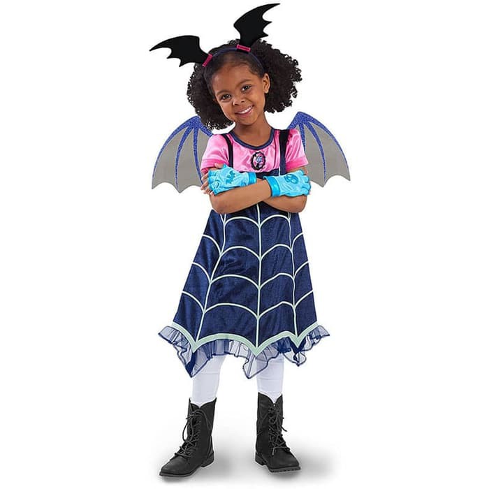 Baju kostum anak vampir perempuan Vampirina costume