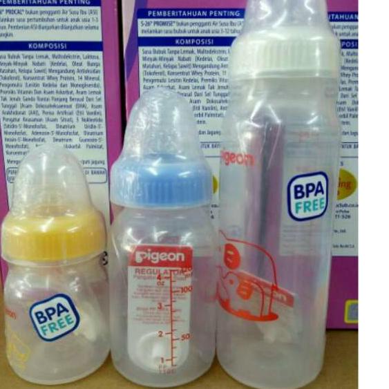○ Botol susu Pigeon Anti Sedak & Peristaltic Ulir ✵