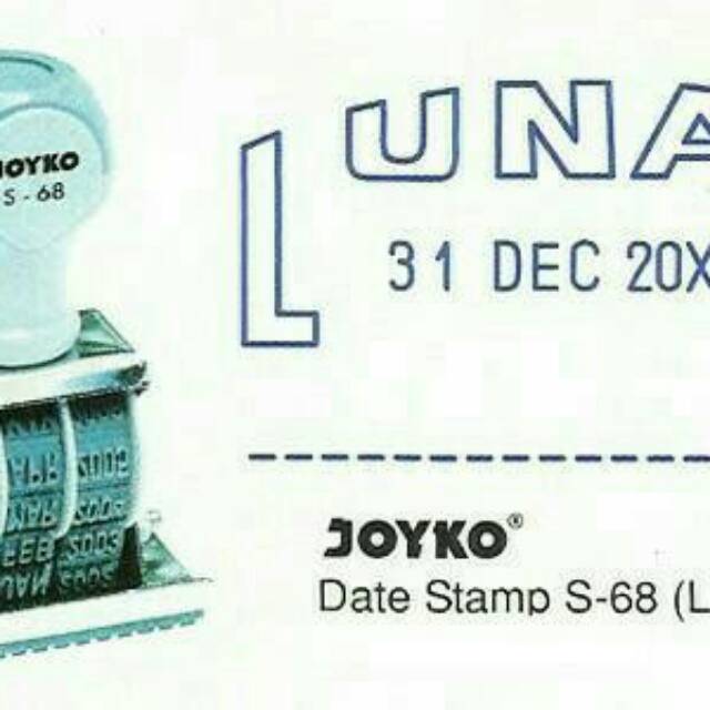 

stampel lunas tanggal joyko s 68 harga murah ready stock banyak