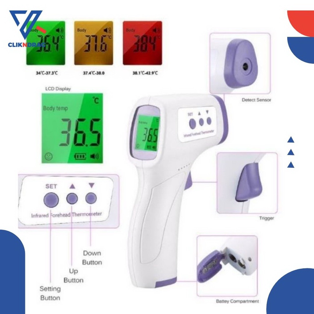 Termometer Infrared - Digital Non Contact Thermometer