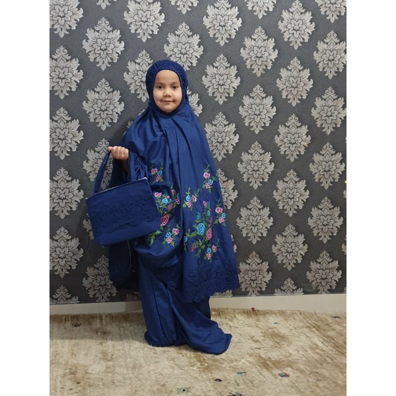 MUKENA UNI KHADIJAH ANAK BORDIR BUKITTINGGI