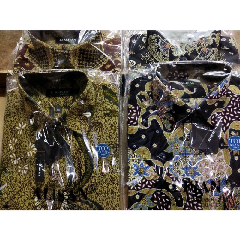 BATIK ALISAN LENGAN PENDEK SLIMFIT & REGULER